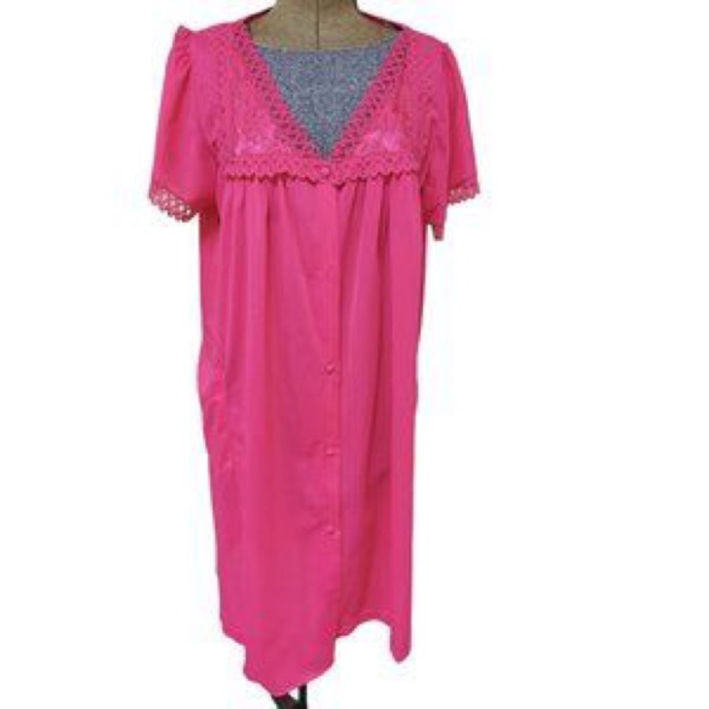 Vintage woman’s hot pink slip over